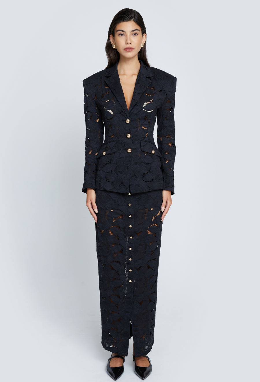 LUCILLE LACE MAXI SKIRT