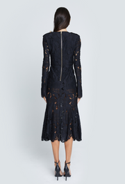 KATE GODET LACE DRESS