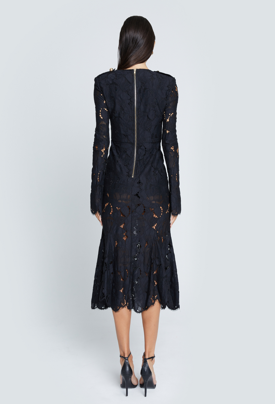 KATE GODET LACE DRESS