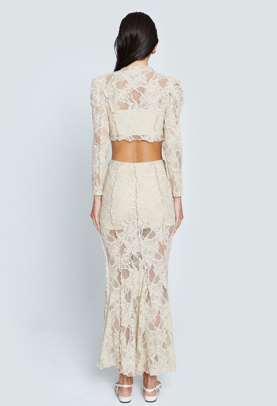 EVA LACE MAXI SKIRT