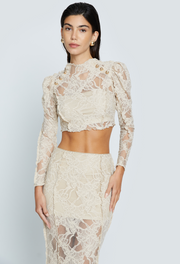 EVA LACE MAXI SKIRT