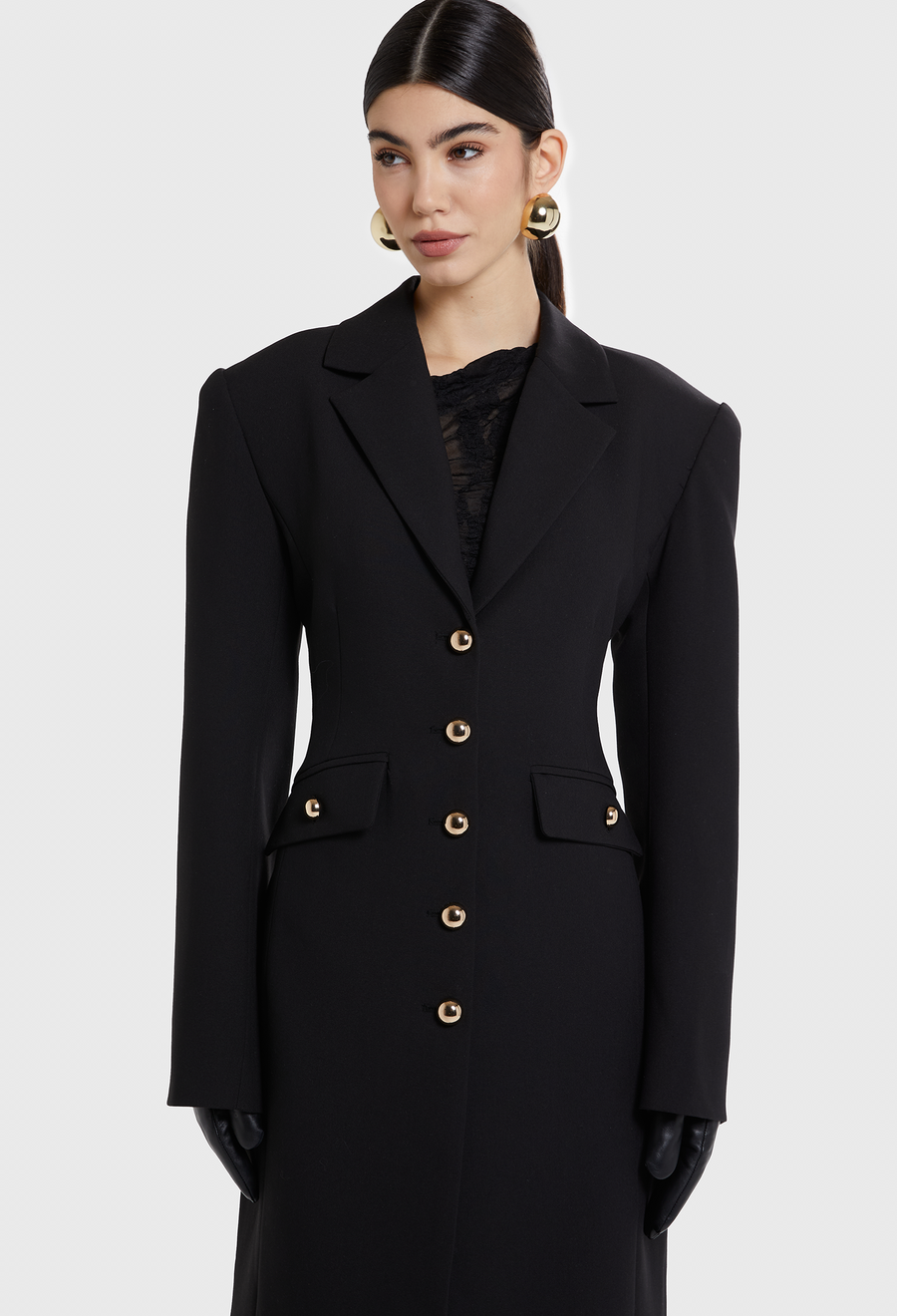 BROOKLYN CURVED COAT
