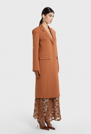 MOCHA MANHATTAN BLAZER COAT
