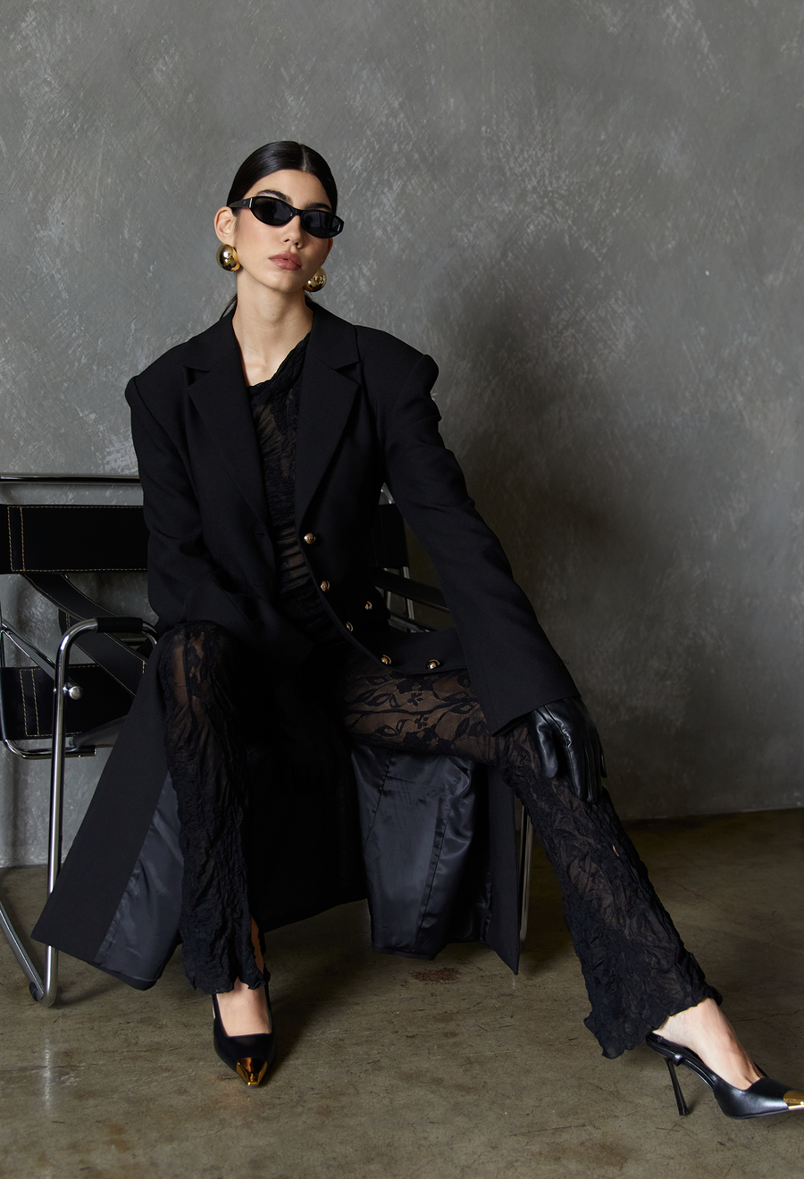 BROOKLYN CURVED COAT