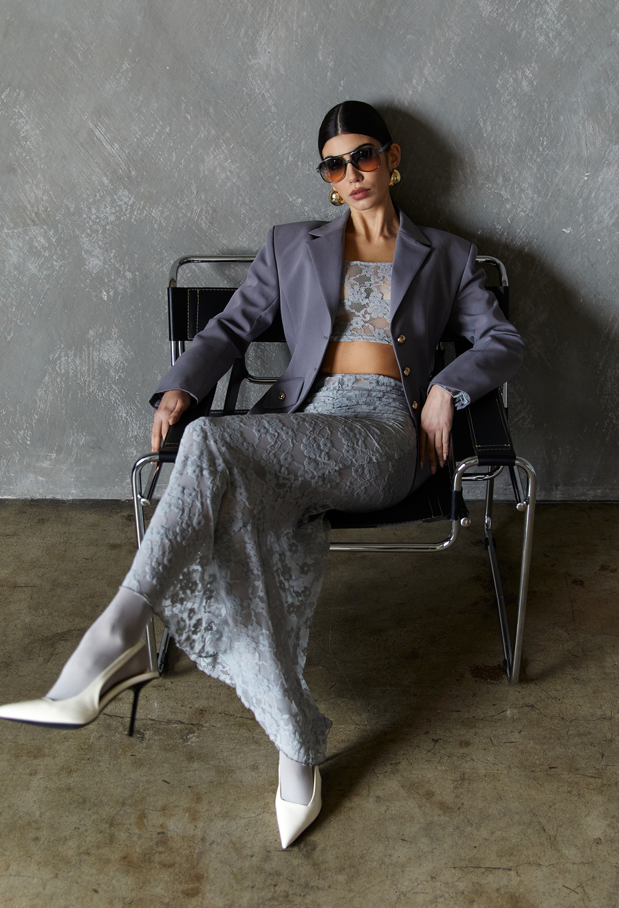 INDIRA CURVED BLAZER