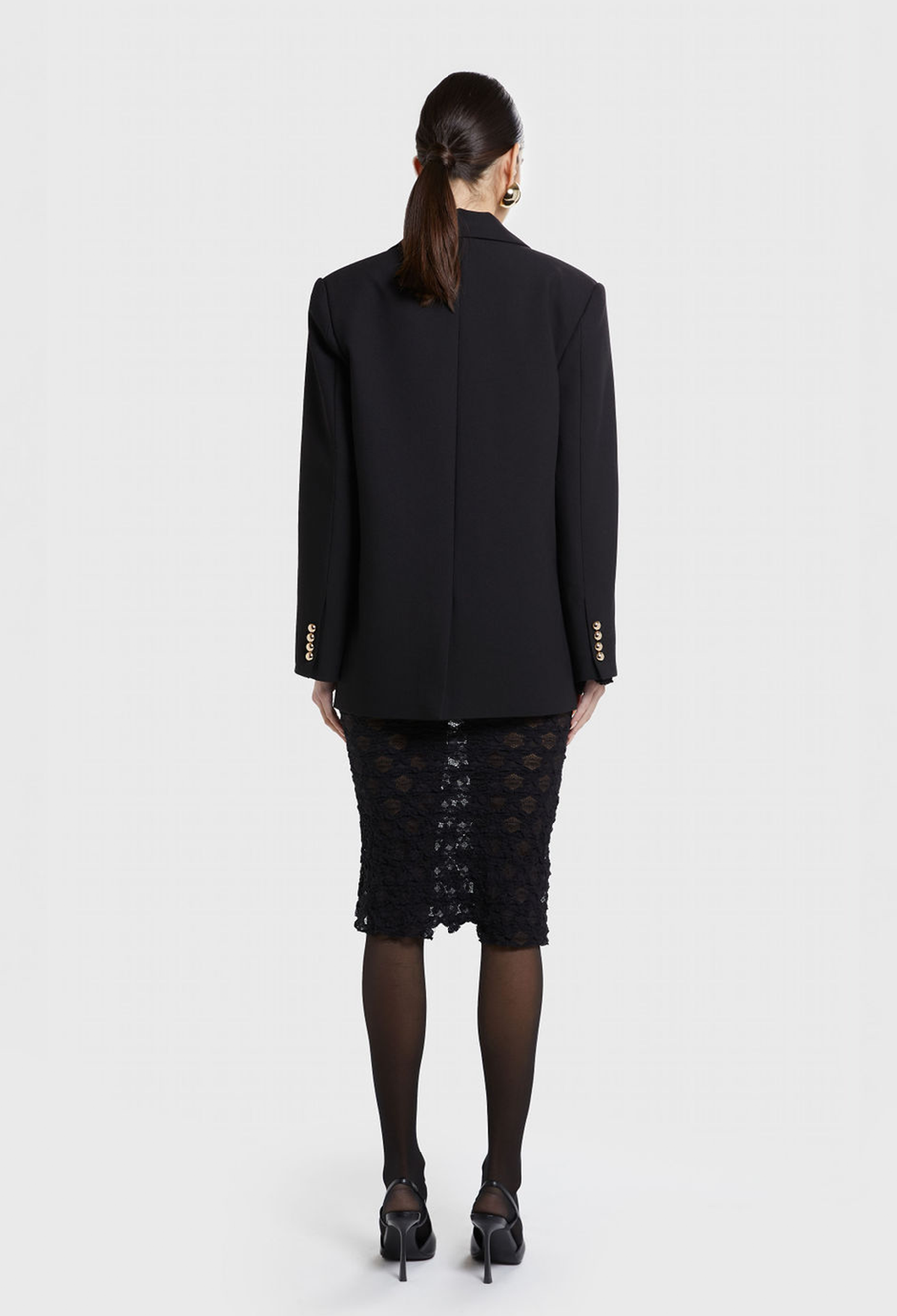 BLACK DOWNTOWN BLAZER