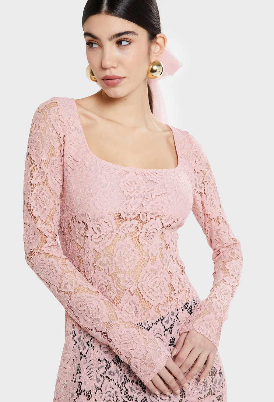 BLUSH LEYLA LACE DRESS