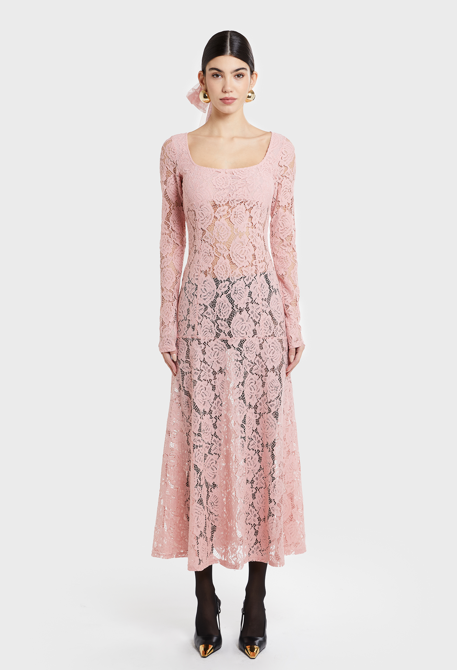 BLUSH LEYLA LACE DRESS