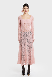 BLUSH LEYLA LACE DRESS