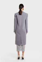 GREY MANHATTAN BLAZER COAT