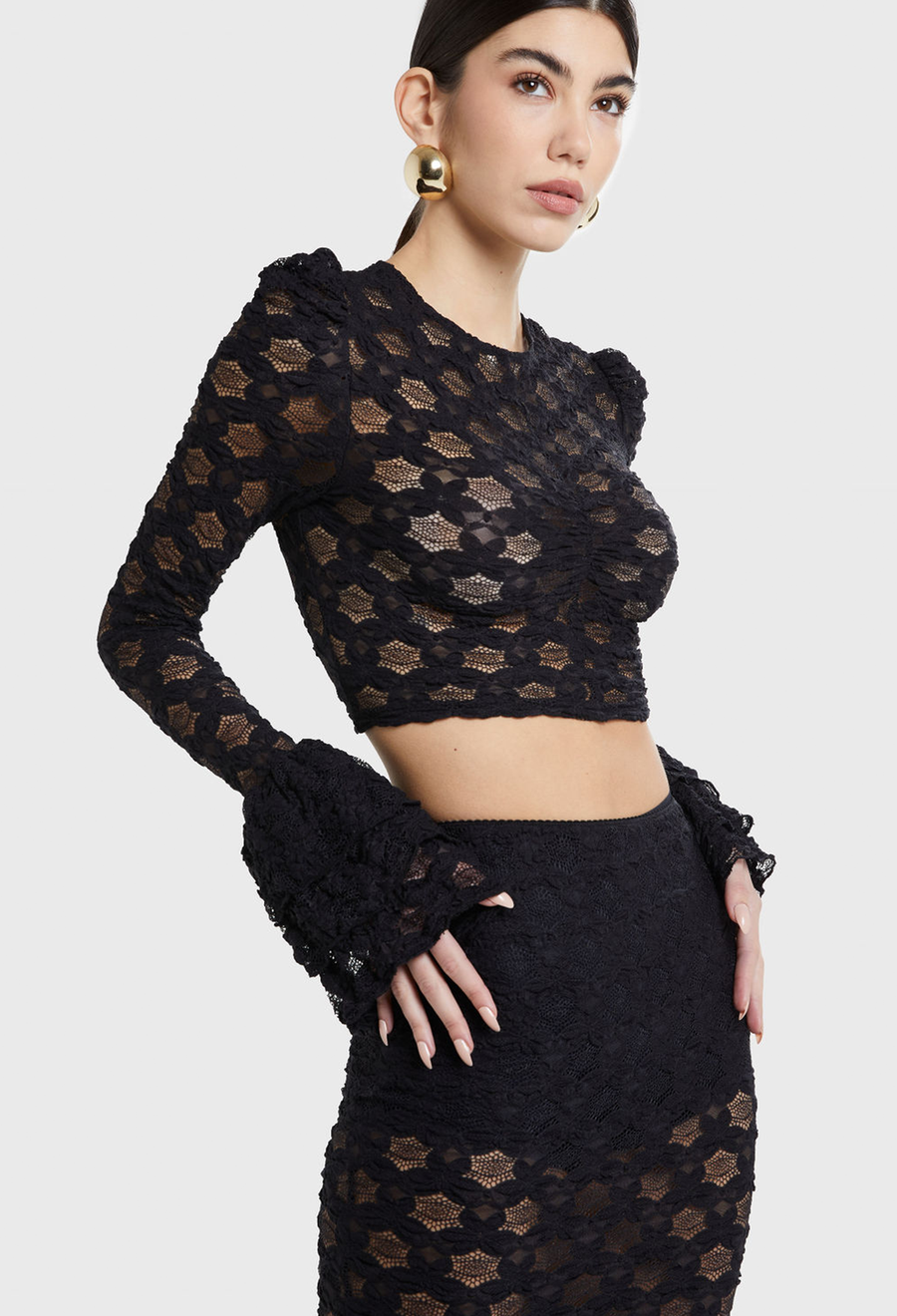 RENE LACE CROP TOP