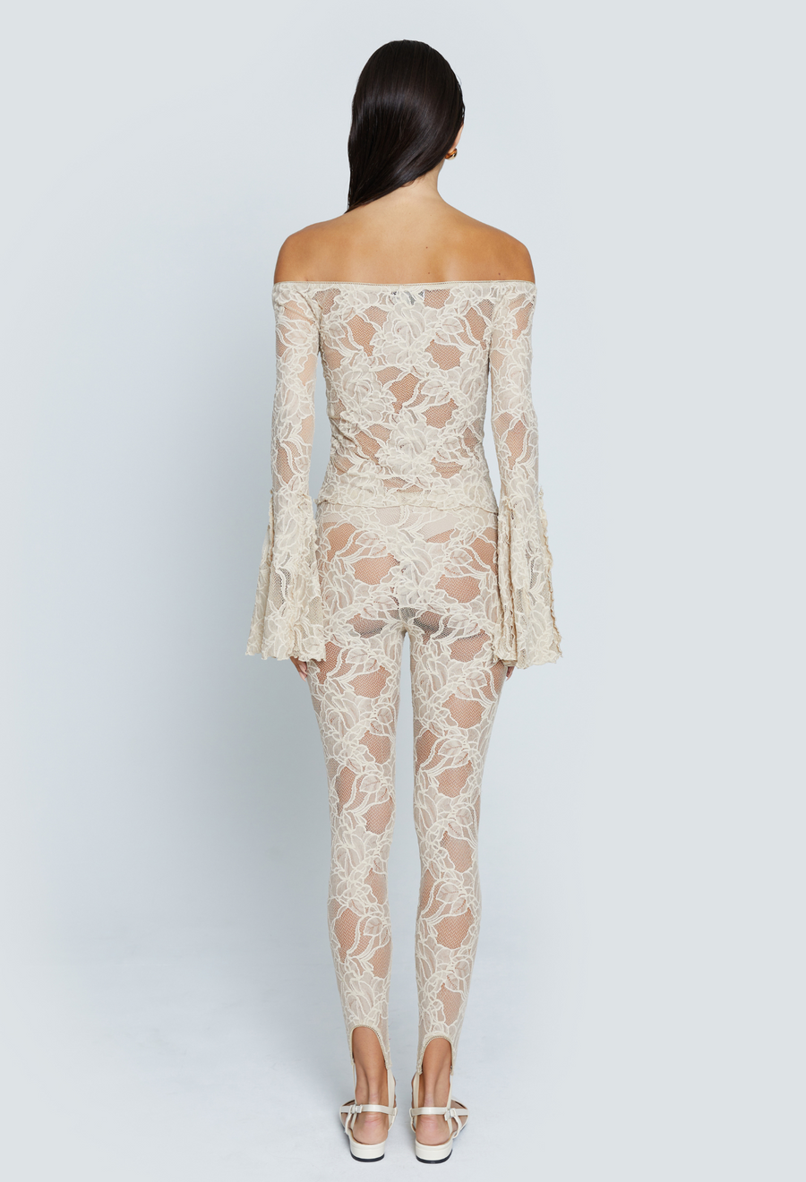 LEYLA OFF-SHOULDER LACE TOP