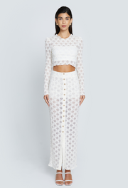 LUCILLE LACE MAXI SKIRT