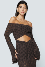 DONNA OFF SHOULDER DRESS