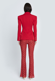 AUBREY SPLIT HEM LACE PANT