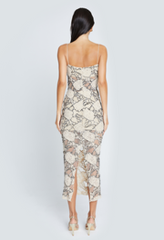 FLORENCE BEADED FLORAL LACE DRESS