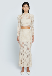 EVA LACE MAXI SKIRT
