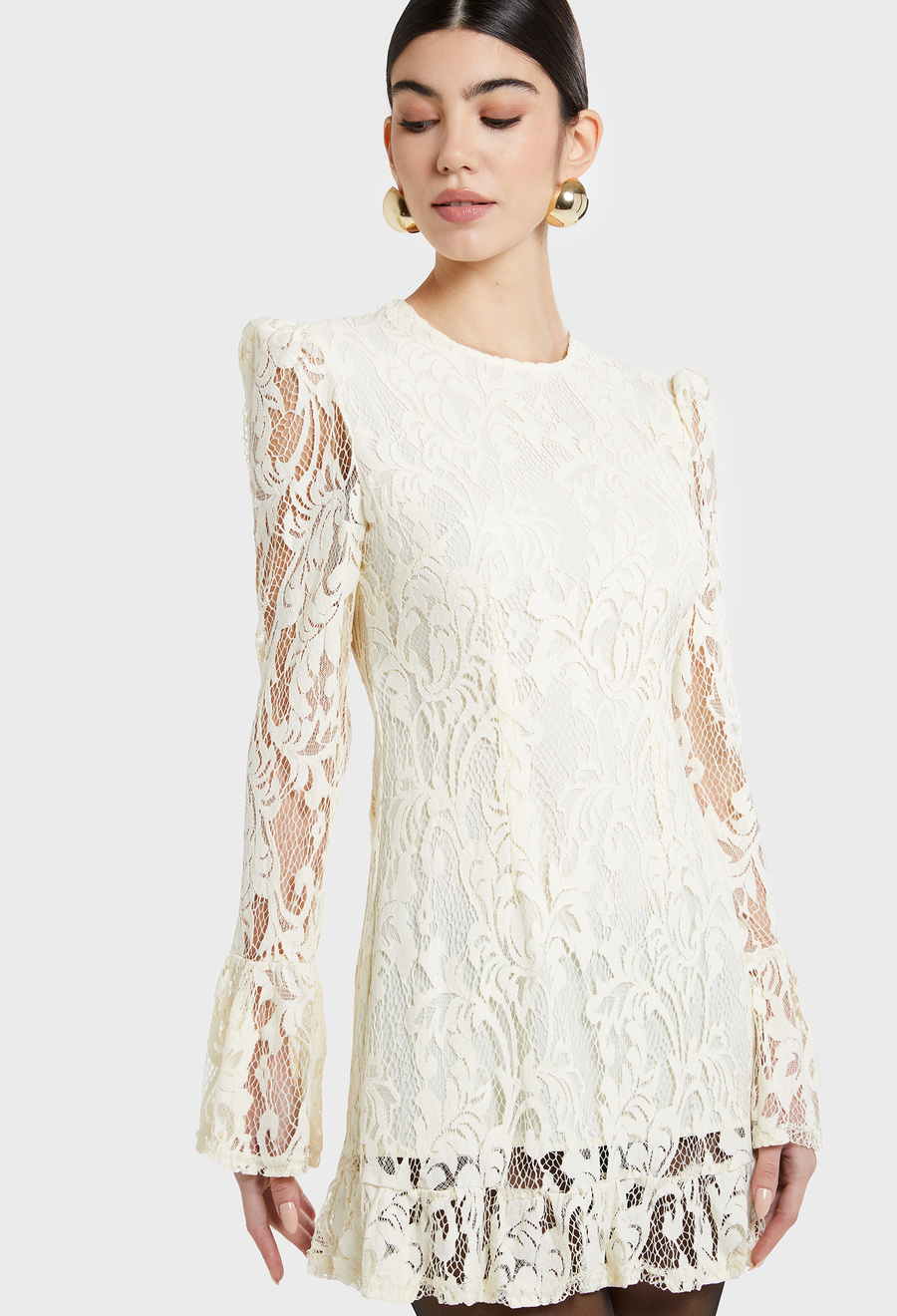IVORY BELLA LACE DRESS