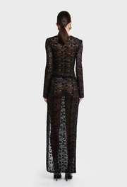 BLACK JOSEPHINE LACE SKIRT
