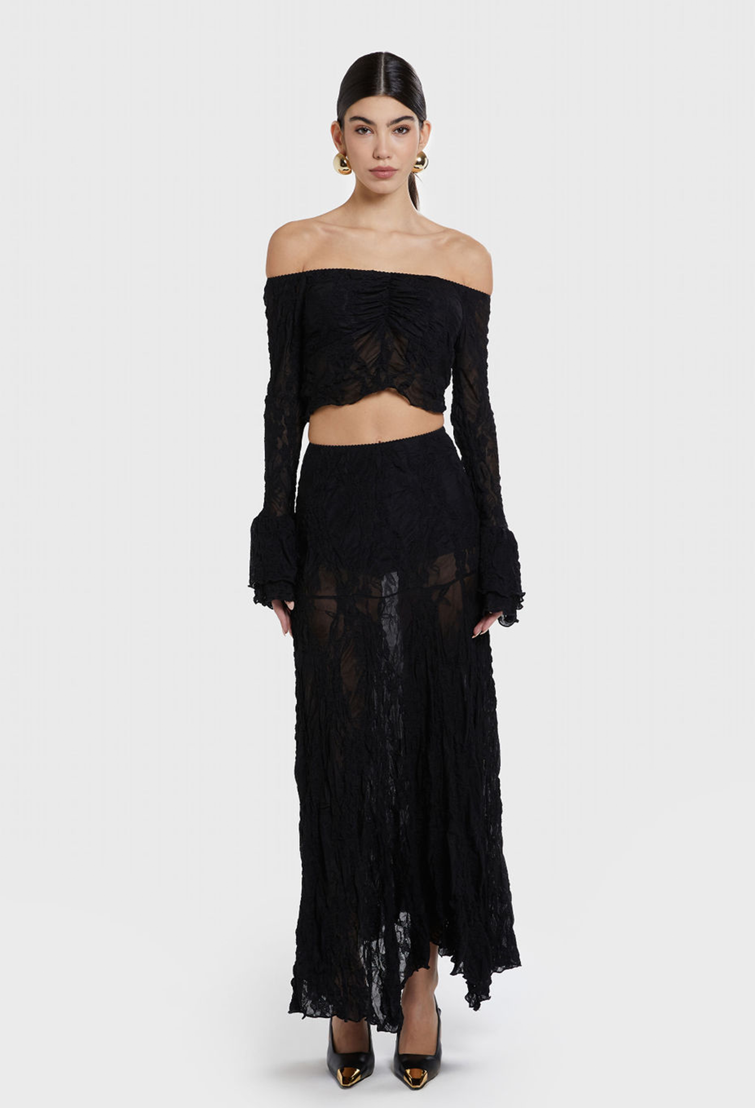 DELPHINE LACE SKIRT