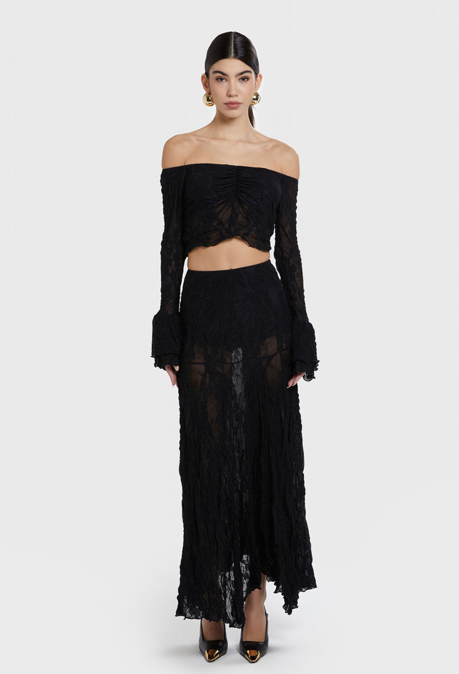 DELPHINE LACE SKIRT