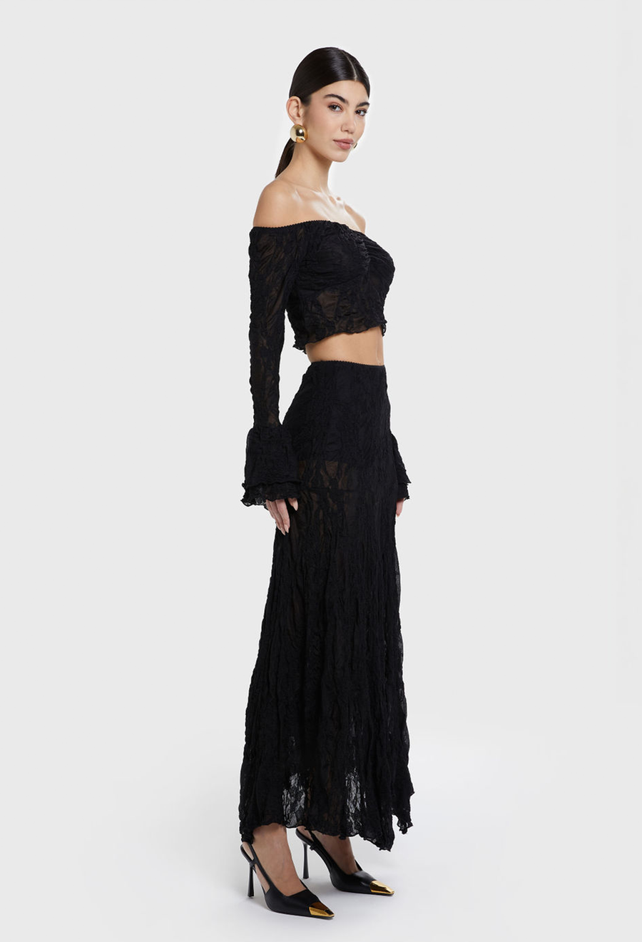 DELPHINE LACE SKIRT