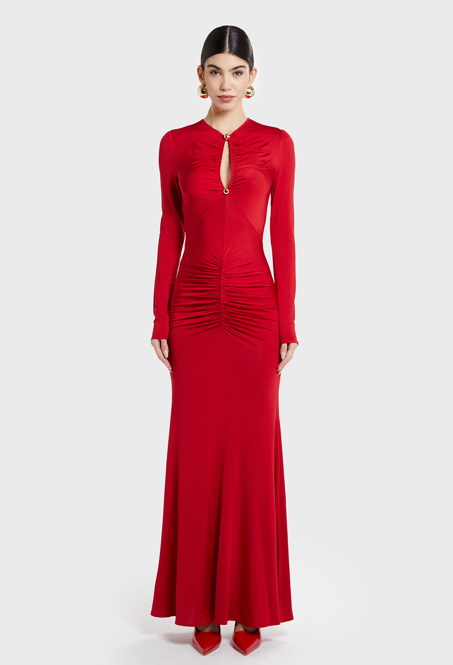 CARA RUCHED DRESS