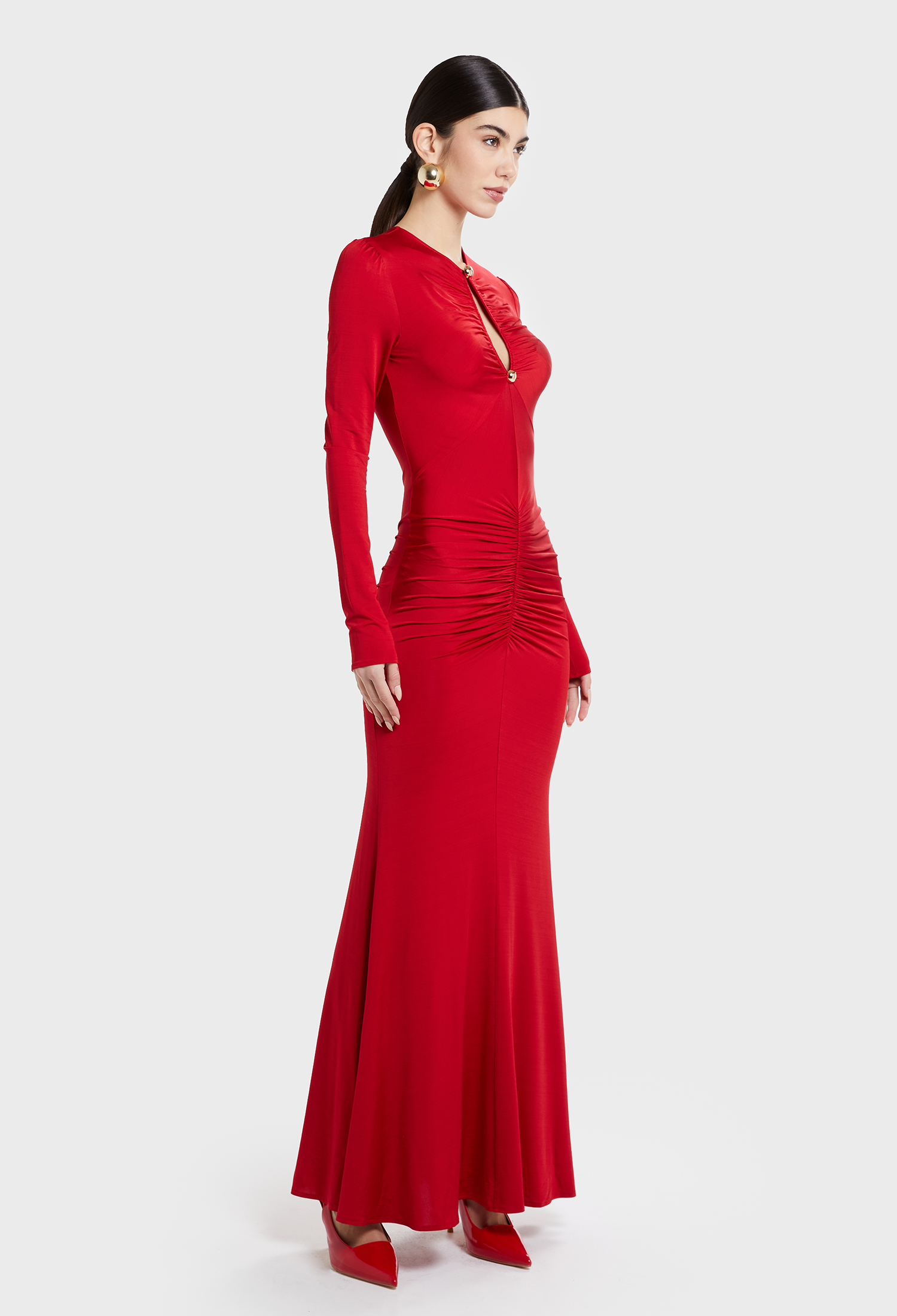 CARA RUCHED DRESS