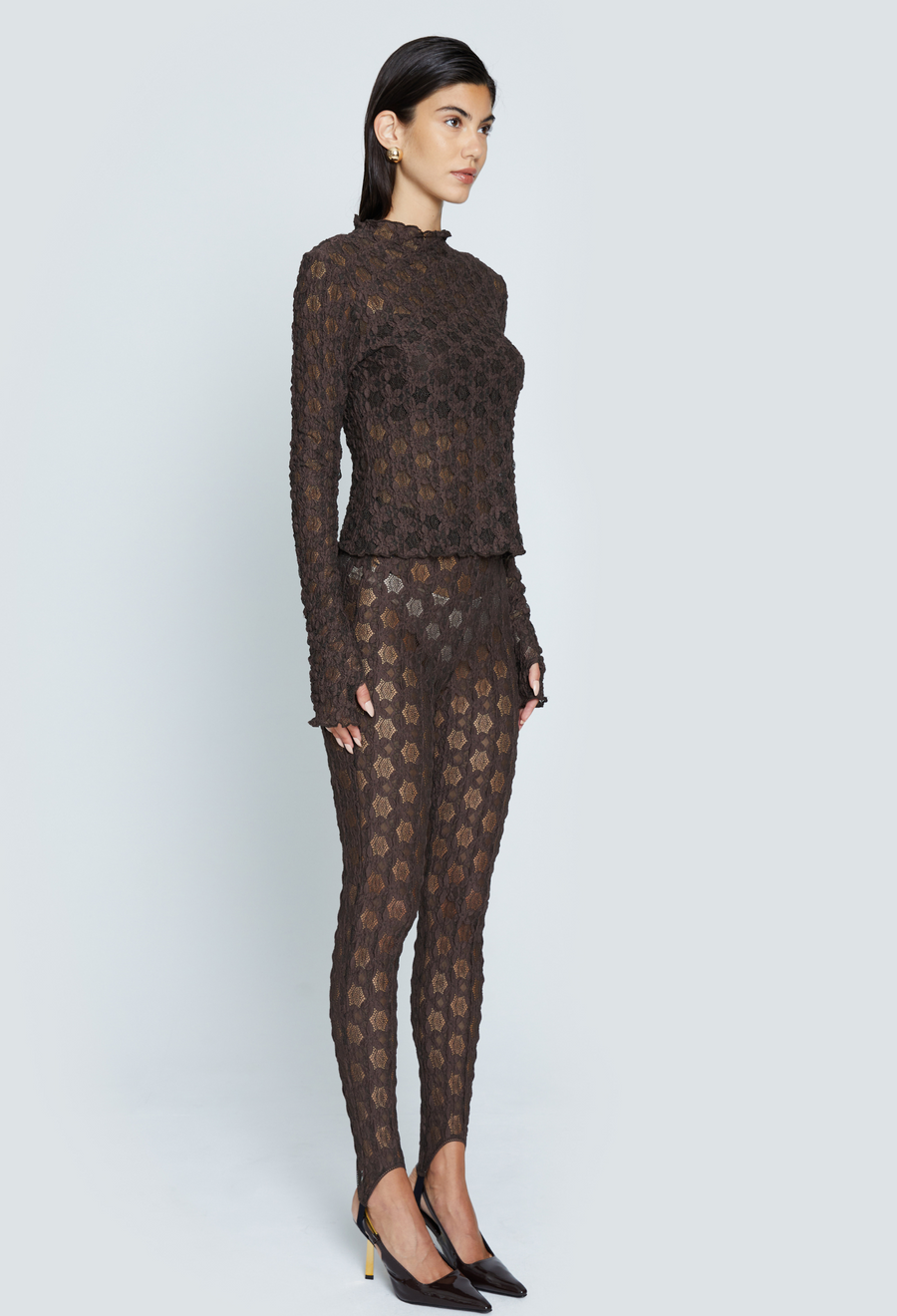 GIGI LACE STIRRUP LEGGINGS