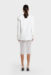 WHITE DOWNTOWN BLAZER